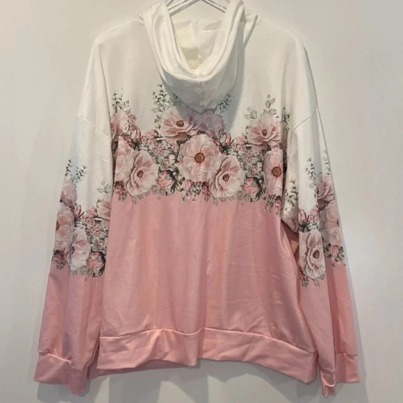 TANGNADE Womens Fall Fashion Women's Floral Print Sweatshirt‎ 5XL (236) - Picture 4 of 6